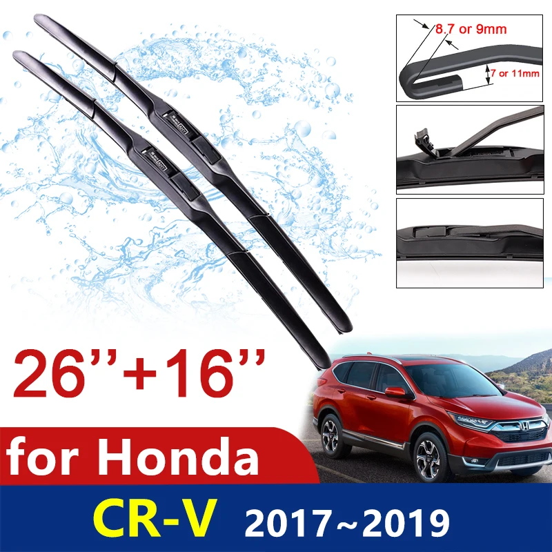 Za Honda CR-V 2017 2018 2019 Avto Metlice Brisalcev CRV RW1~RW6 Sprednji Vetrobranski Brisalci vetrobrana Ščetke Avto Dodatki Blaga