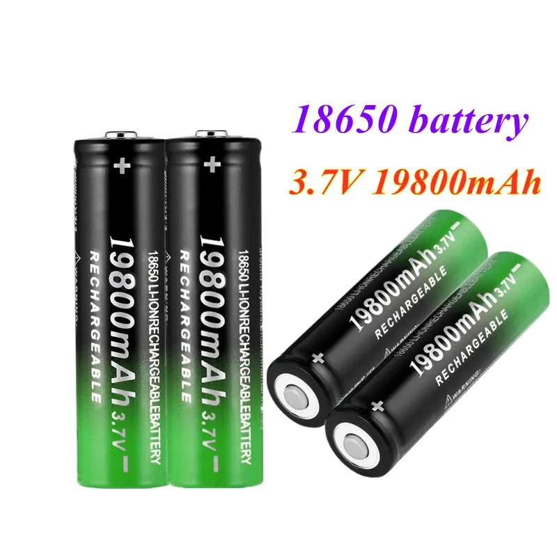 2-50 KOS 18650 3,7 V 19800mAh Li-ionska baterija Litij Baterije za svetilko žaromet, elektronske igrače padec ladijskega prometa