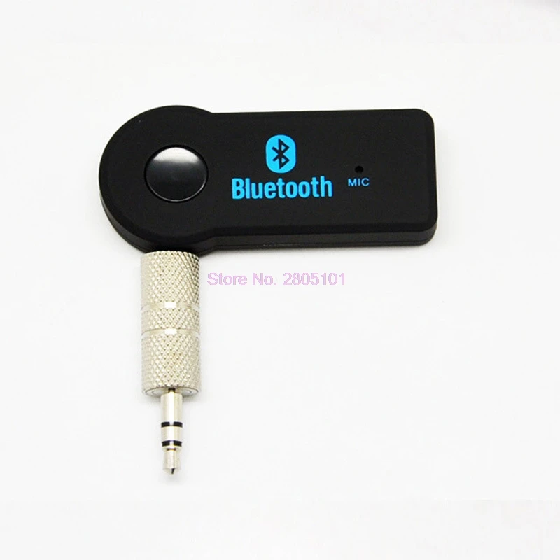 Z dhl 50pcs Handfree Avto Bluetooth Glasbeni Sprejemnik Universal 3,5 mm Pretakanje A2DP Brezžični Auto AUX Zvočna kartica Z Mic