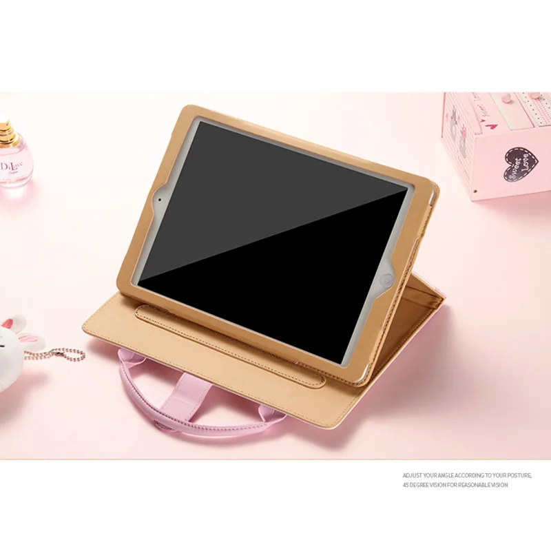 Moda Ročaj Tablet Vrečko Primeru Za Apple IPAD 2 3 4 PU usnje Shockproof Zaščitni Torbici Kritje Stojalo Za iPad 2 3 4 Case