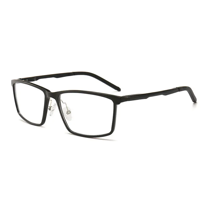 Celotno Platišča iz Aluminija-magnezijeve Zlitine Okvir Očal je Za Moškega Poslovni Slog Kvadratni Okvir Anti-Saratch Optična Očala