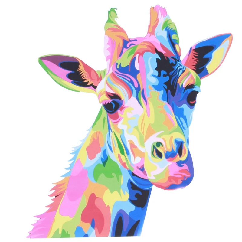 Pisane Žirafa Živali Platno Barvanje, Tiskanje Slike Wall Art Brez Okvirja Dekor
