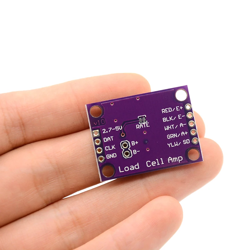 HX711 Tehtanje Senzor 24-bit A/D Pretvorbe Adapter merilne Celice Ojačevalnik Odbor Teža Senzorji 1 kos