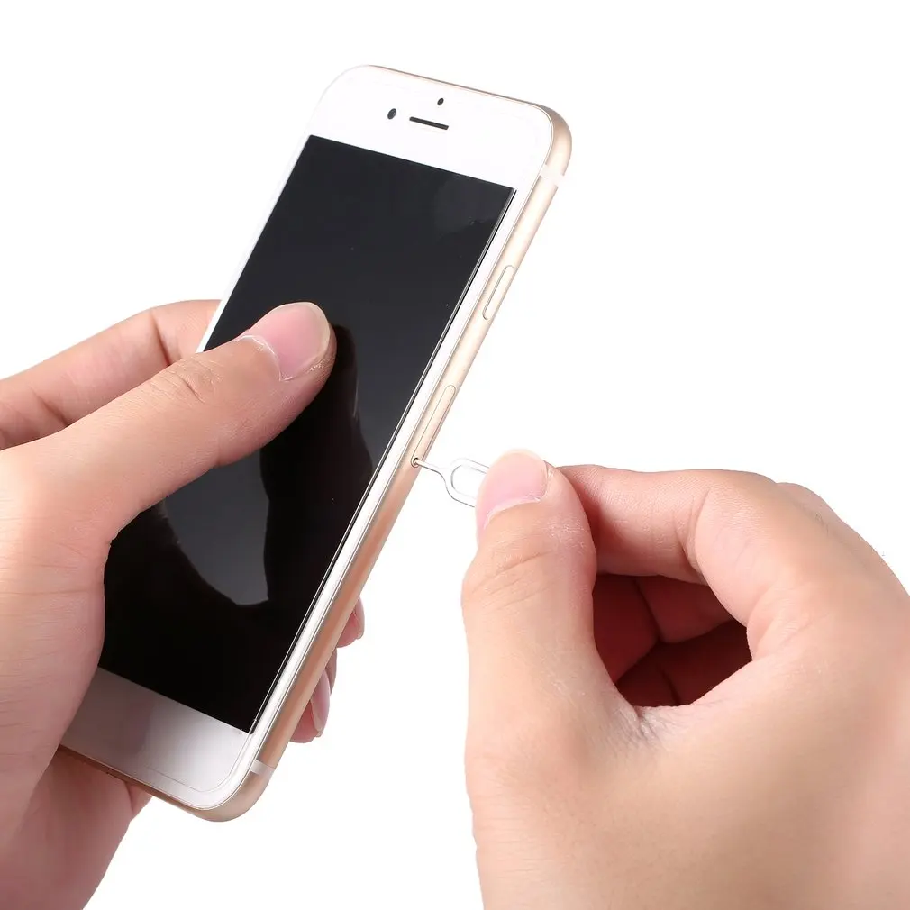 1pcs Kartice Sim Iglo Za iPhone 5S 5 4 4S 3GS Mobilni Telefon Pladenj za Orodje Imetnik Odstranjevanje Kovin Pin Debelo