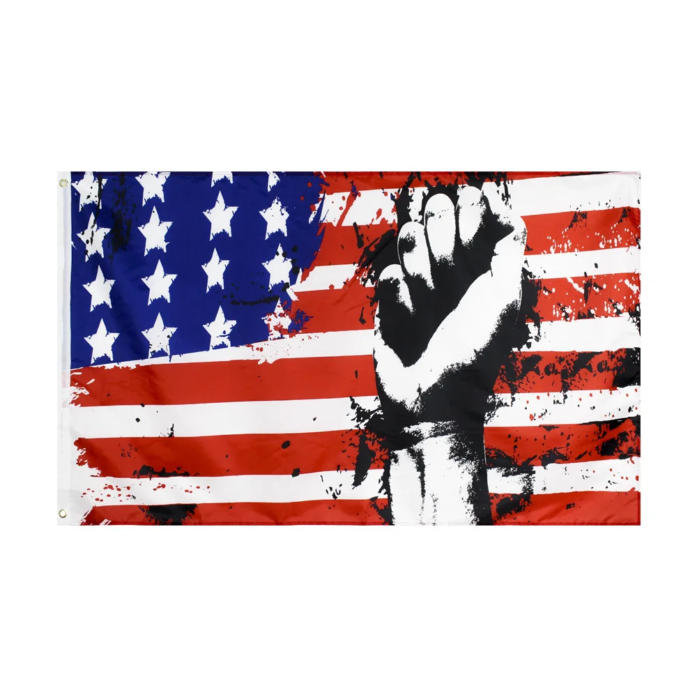 ZDA Fit, Retro Zastavo 150* 90 cm 3 m x 5 m po Meri Banner Kovinski Luknje Grommets Amerika