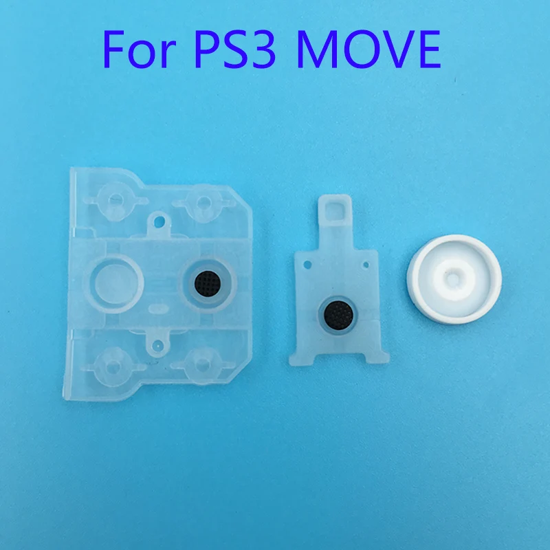 2Sets Za Sony Play Station 3 PS3 Move Controller Silikonski prevodni Gume Gumb Pad Set Za PS4 VR