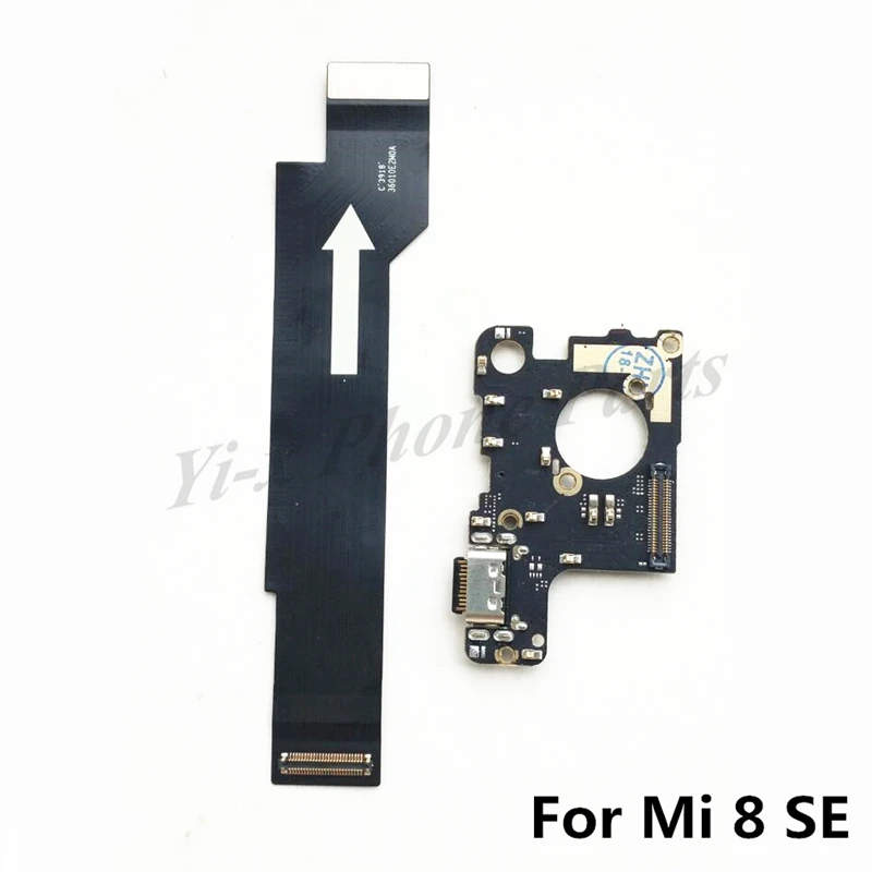 Za Xiaomi 8 MP USB Polnjenje Polnilnik Odbor Flex Kabel in Matično ploščo MainBoard Povezave Flex Kabel Za Mi 8 SE Mi8 SE
