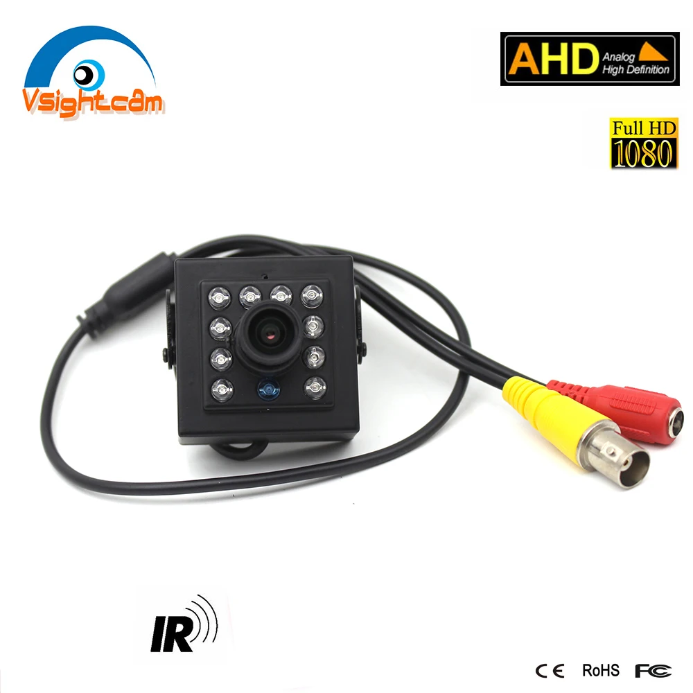 1080P Mini Kvadratnih High Definition Analogni Fotoaparat Ir 850nm IR Kamere CCTV Nadzor CVI/TVI/CVBS/AHD Video Izhodne Možnosti
