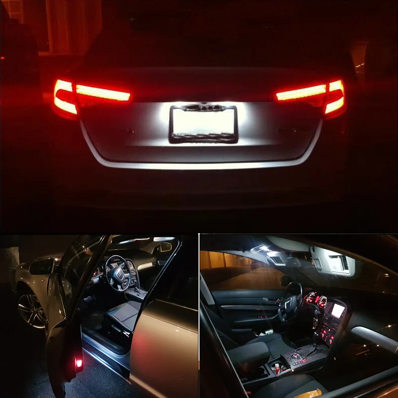 12Pcs Canbus Avtomobilske Pribor LED Notranje Luči Komplet Za Obdobje 2013-2017 Ford Escape Zemljevid Dome Vrata Prtljažnik registrske tablice svetlobe
