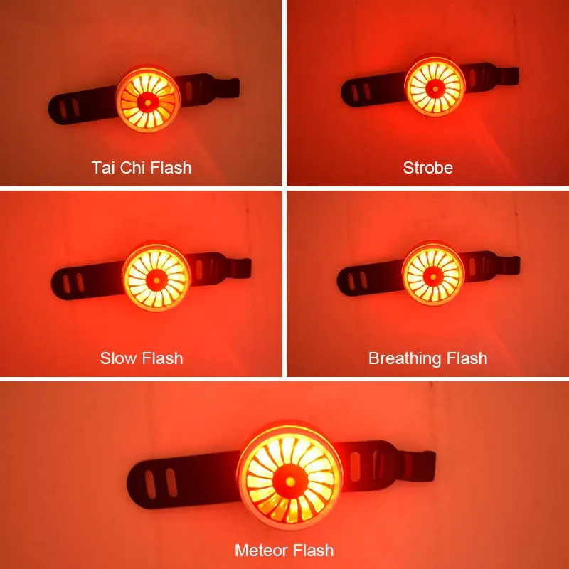 Smart Izposoja Zadnje Luči USB Polnilne Kolo Zavorna Luč MTB LED Luč Kolesarjenje Opozorilo motorno kolo, Čelada, Svetilka
