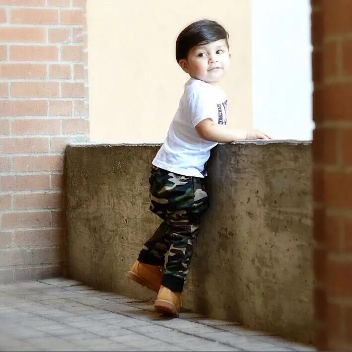 Priložnostne Baby Toddler Otroci Fantje Oblačila, ki T-shirt TopsLong Hlače 2PCS Obleke