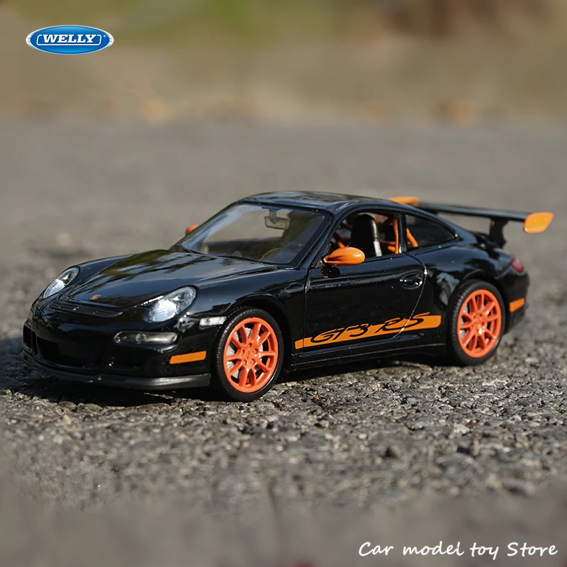WELLY 1:24 Porsche 911(997) GT3 RS športni avto rdeče simulacije zlitine modela avtomobila obrti dekoracijo igrača zbirka orodij za darilo