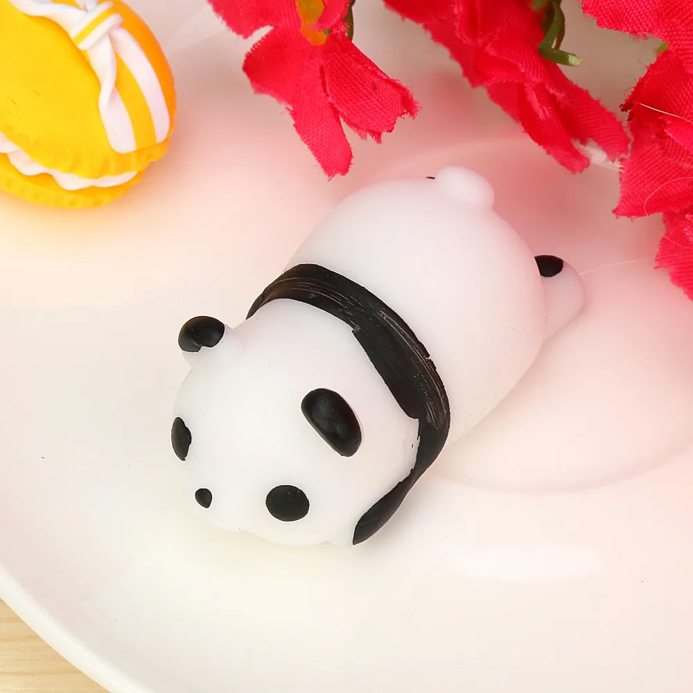 Srčkan Panda Mochi privoščite kavico ali koktejl Stisnite Igrača Zdravljenje Zabavno Otroci Kawaii Squishes Počasi Narašča Igrača za Oprostitev Stres Igrače kawaii tiskovine A1