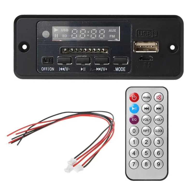 Brezžične MP3 Predvajalnik Odkodirnik Odbor Audio Modul USB Radio Z Daljinskim upravljalnikom LX9B