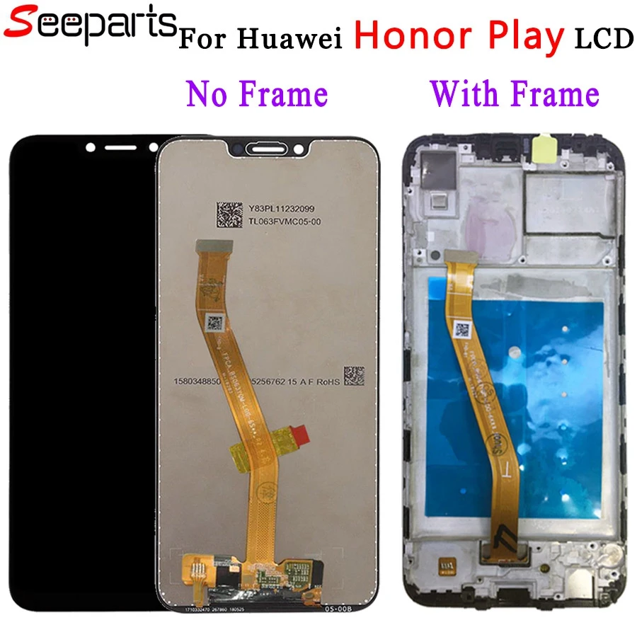 Za Huawei Honor Predvajanje Zaslon LCD, Zaslon na Dotik, Računalnike Skupščine Okvir OR-L29 2018 Zamenjava Za Huawei Honor Predvajanje Zaslon