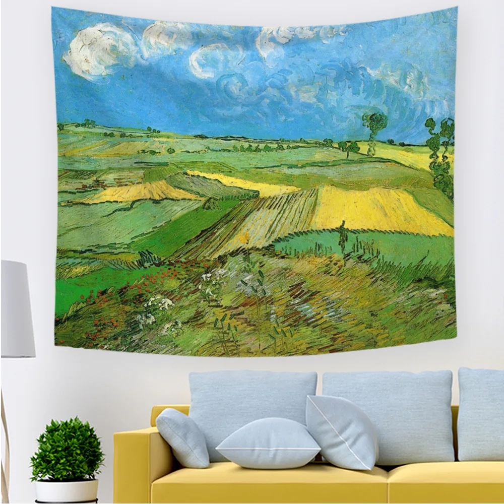 Področju kmetijskih tapiserija, slikarstvo steni visi odejo japon dekoracijo tapiserije vintage doma dekor