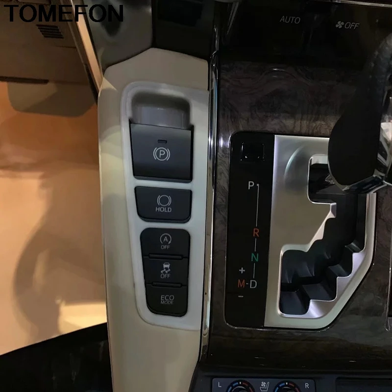 TOMEFON Za Toyota Alphard Vellfire 2016 2017 2018 Elektronske ročne zavore Sedež Toplo Stikalo Gumb za Kritje Trim ABS Desni Pogon