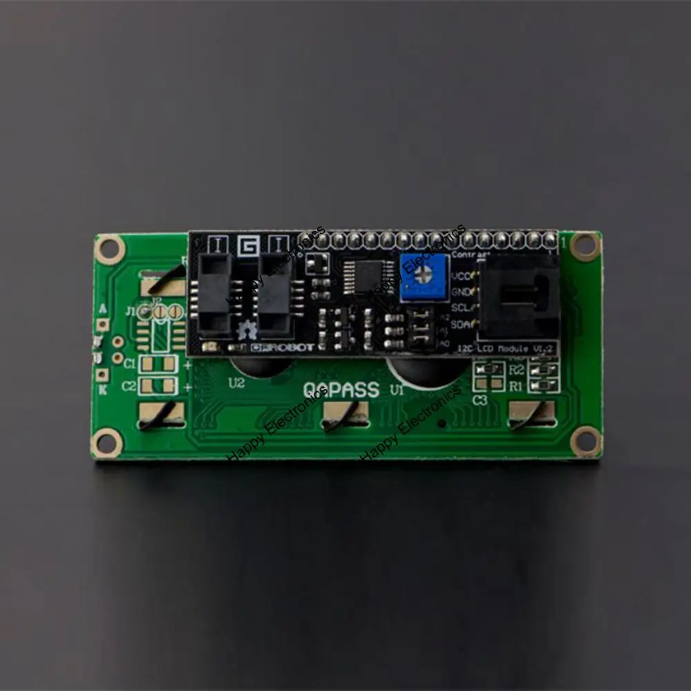 DFRobot IIC LCD1602 Zaslon LCD Modul V1.2 5V I2C TWI Gadgeteer vmesnik Modra Nazaj bela char za Arduino Gadgeteer