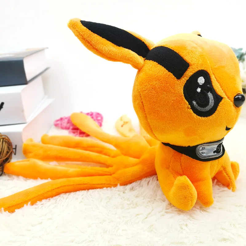 25 cm Cute Anime Narutos Kyuubi Kurama Devet pravljic Fox Živali Ustvarjalne Lutka Otrok Igrača