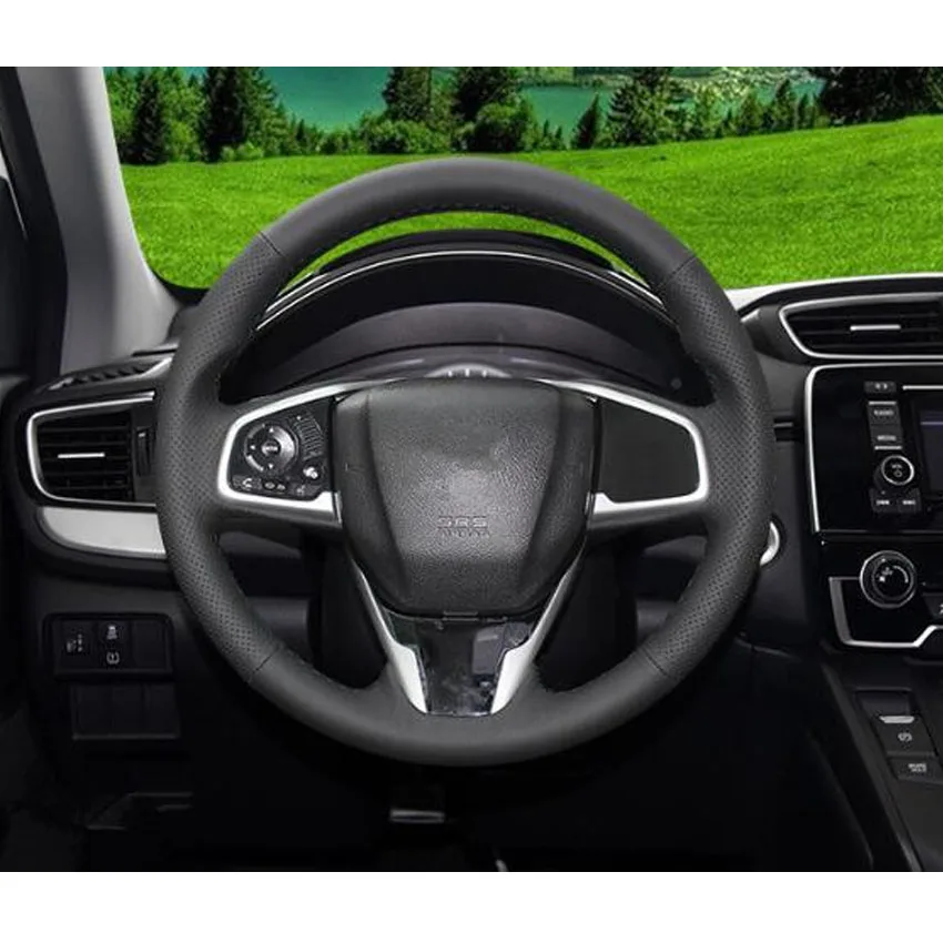 Za Honda Civic 10. 2016 2017 2018 Avto-styling Ročno Šivanje Usnja Volan Zajema Avto Notranja Oprema Nova