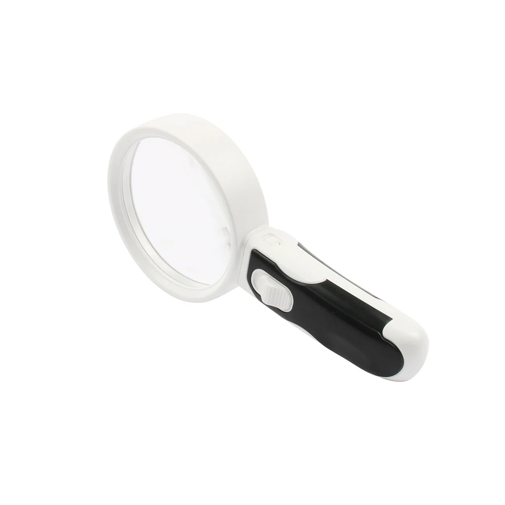 20-krat high definition dvojno ogledalo optični s svetilko 90 mm starinsko povečevalno steklo za starejše branje orodje