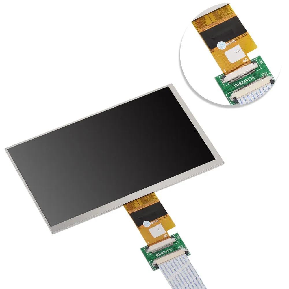 7 palčni LCD-Zaslon Visoke Ločljivosti Monitor, Oddaljeni Nadzor Voznik Odbor 2AV HDMI VGA Za Lattepanda,Raspberry Pi