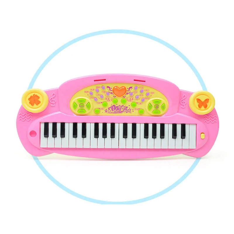 Večfunkcijsko 37 Tipko Otroci Elektronski Tipkovnico, Klavir Igrača Mikrofon Glasba Otrok Tipkovnico Glasbila, Učenje Igrače