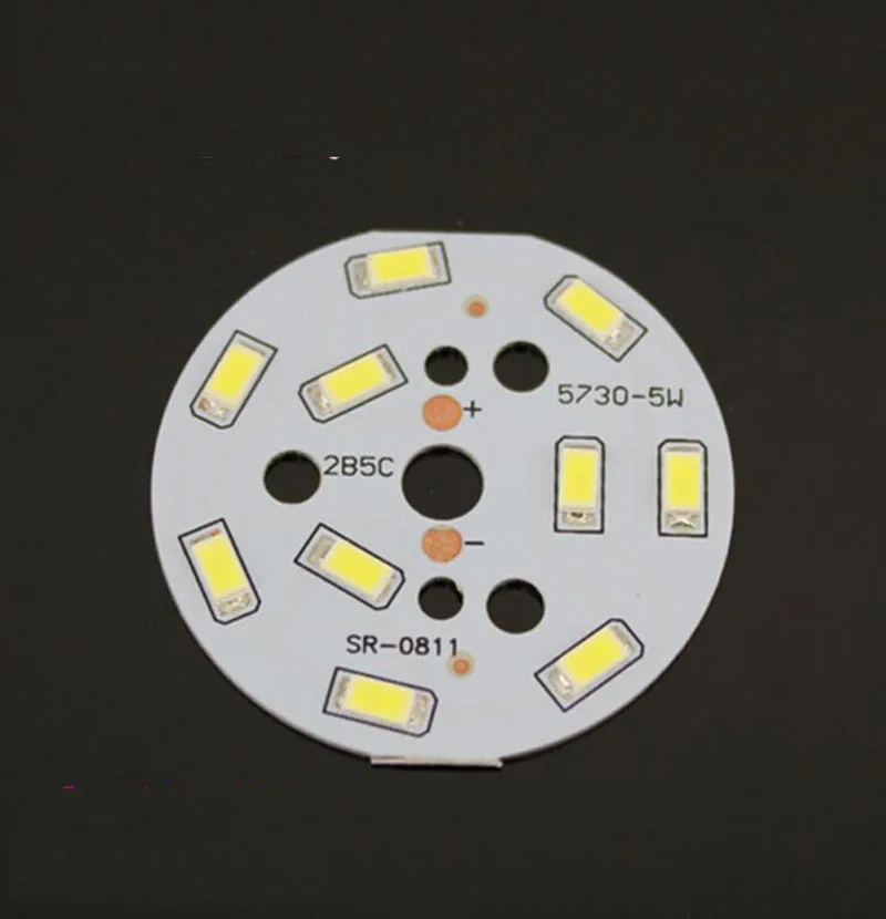 5W obliž 48 mm LED 5730SMD 450-500LM lučka osnovno ploščo z aluminijasto ploščo za globus žarnica X10