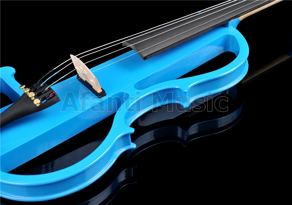Afanti Glasbe 4/4 Električna Violina z Hardcase, Slušalke, povezovanje line(AVL-027)