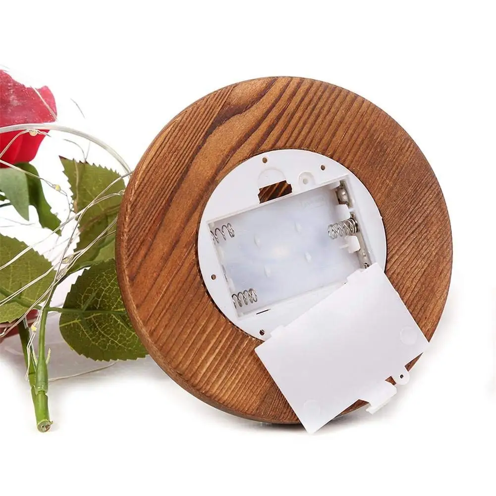 LED Lepoto Vrtnice In Zver baterijsko Rdečo Rožo Niz Lahkih Romantičnih Rojstni dan valentinov materinski Dan Darilo Dekoracijo