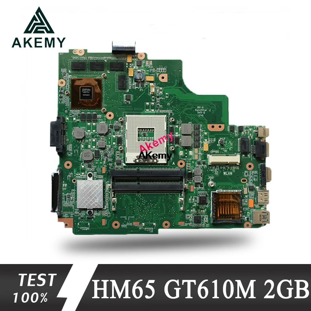 Akemy K43SD prenosni računalnik z Matično ploščo Za Asus A43S K43S A84S K43SD Mainboard OK HM65 GT610M 2GB