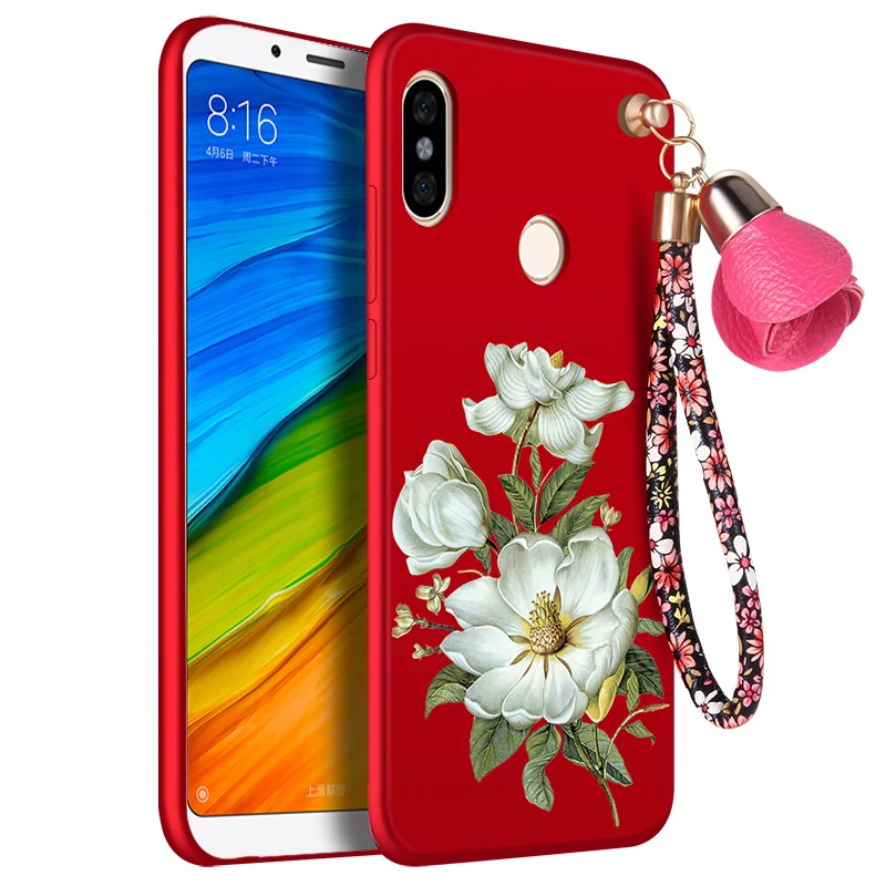 Za Xiaomi mi 6X primeru silikonski luksuzni 3D Cvetje fundas zaščitnik mobilni telefon vrečko Za xiaomi mi 6X Kritje xiaomi mi a2 primeru TPU