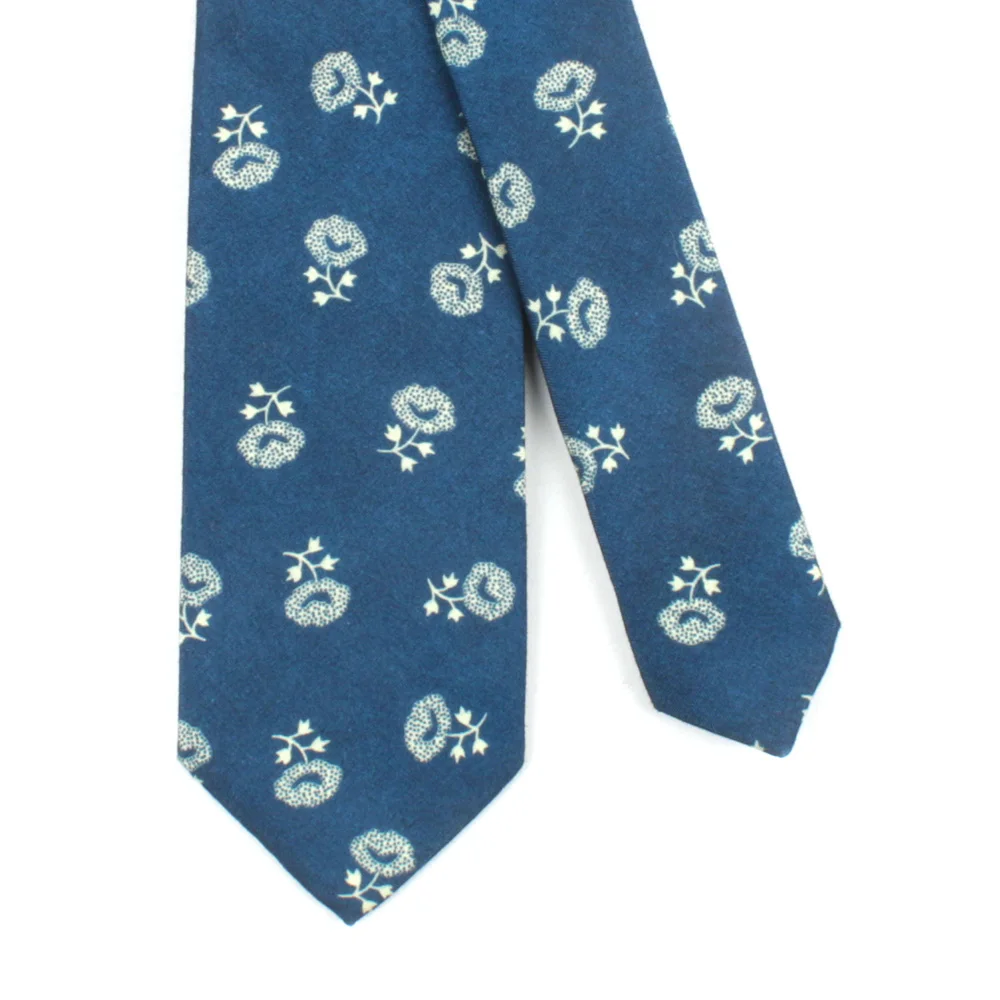 Moški Letnik Bombaž Cvet Kravato Moda Priložnostne Cvetlični Slim 6 cm Neckties za svate