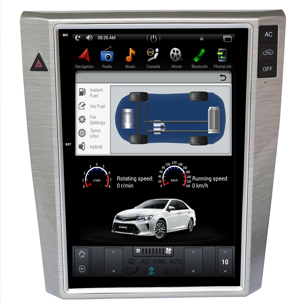 Tesla IPS Zaslon Android 9.0 6.0 7.1 Avto Brez DVD Predvajalnik Radio, GPS Navigacija Za VW Passat Magotan CC 2012 2013-2019 Večpredstavnostnih