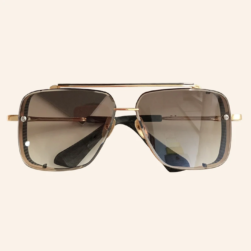 Velik Okvir Ogledalo sončna Očala Moških Kvadratnih Modni Očala za Ženske Visoke Kakovosti Retro sončna Očala UV400