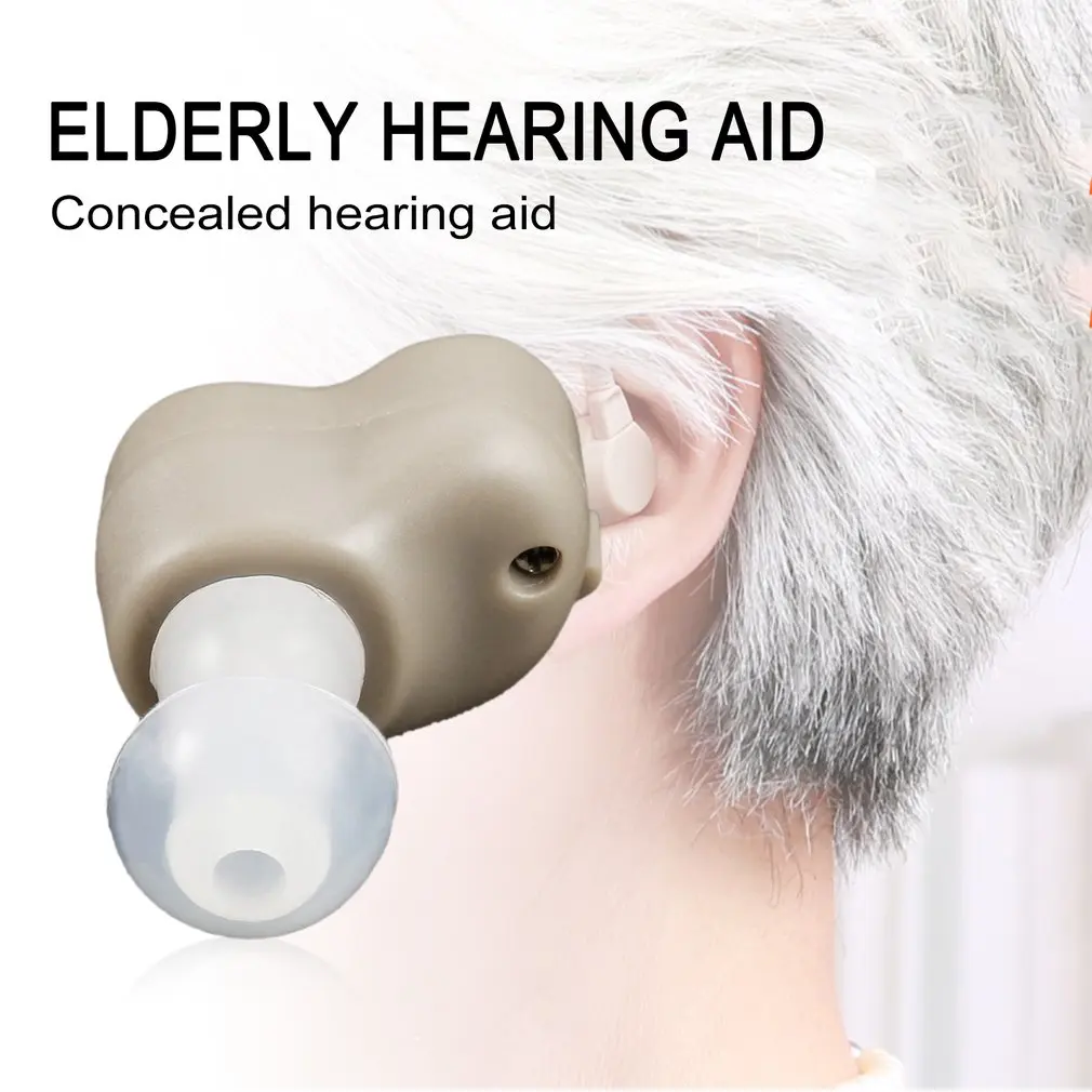 Majhen Za V Uho Telefonski Ojačevalec Zvoka Nastavljiv Ton, Mini Sluha Uho Pomoči Vroče Prodaja Prenosnih Priročno Slušnih Pripomočkov Za Nego