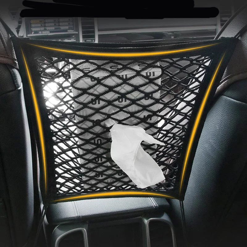Avto sedež za shranjevanje neto žep avto avto shranjevanje sedež nazaj vreča za Ford Focus Fusion Spremstvo Kuga Ecosport Fiesta Falcon