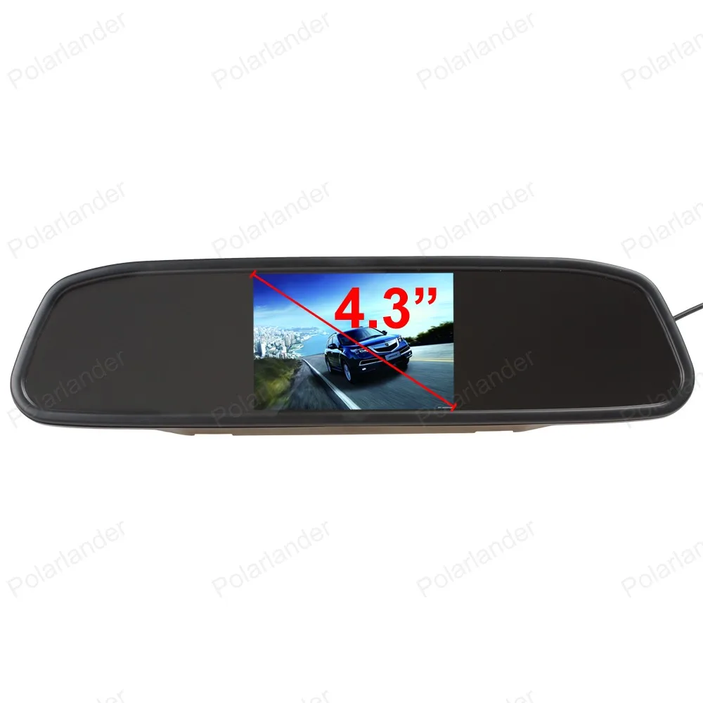 Veliki popusti HD 4.3 palčni avto auto parkirnih zaslon 16:9 Color TFT LCD Avto Rearview Mirror Zaslon