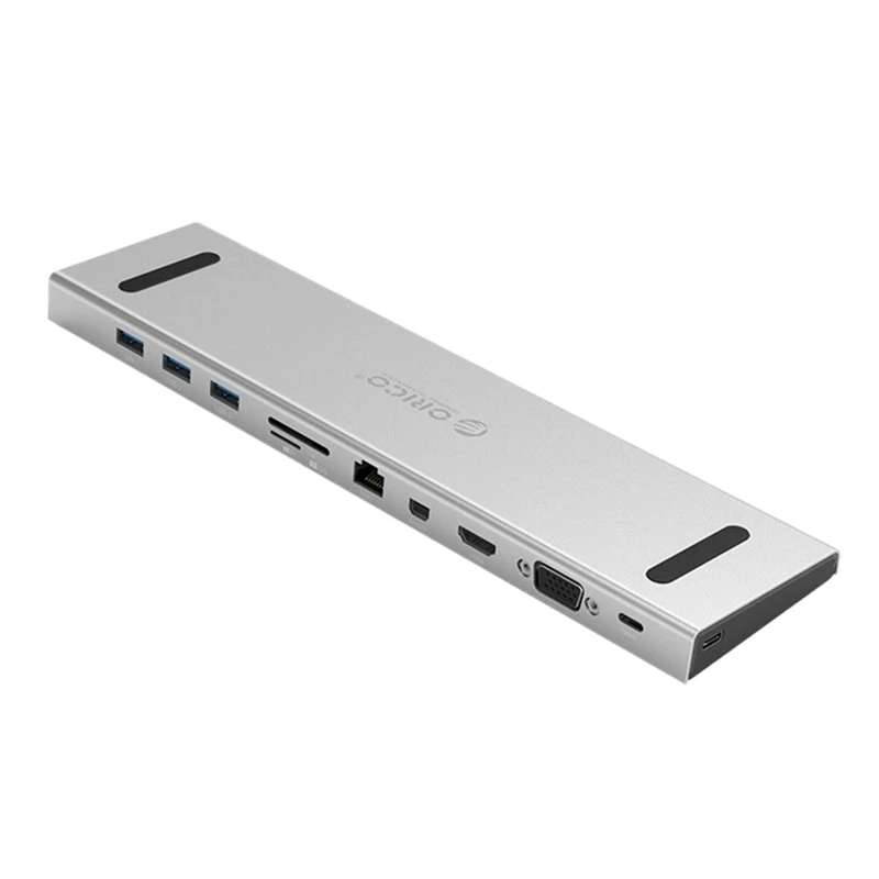 ORICO 9 v 1 USB C HUB, Vključno z Vrsto-Cx1, USB3.0X3, HDMIx1, Mini DPx1, VGAx1, SD/TFx1, ox1, za Prenosni RAČUNALNIK