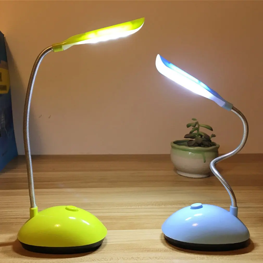 Zložljiva Prenosna LED Namizna Svetilka Otrok, Zaščito za Oči, Študent Študija Branje LED namizne Svetilke na Baterijski Pogon