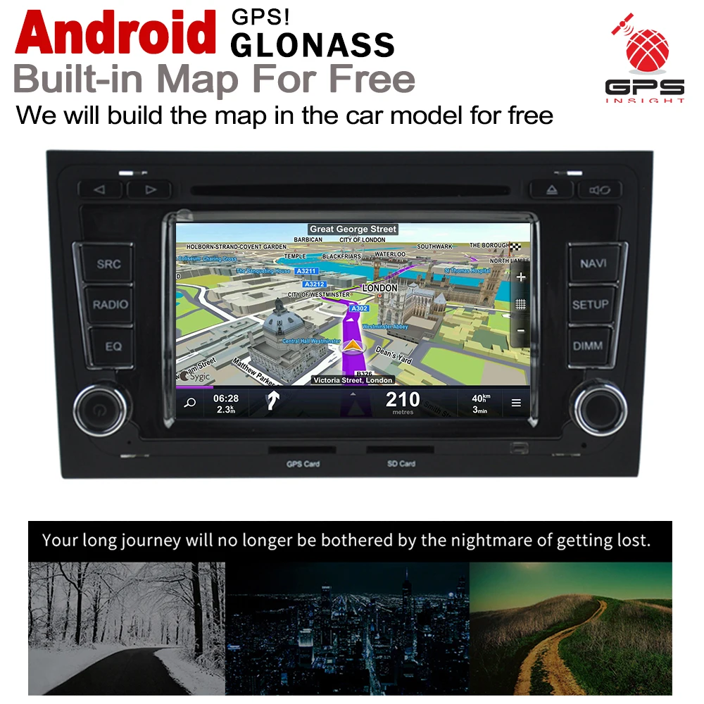IPS Android 2 DIN Avto DVD GPS Za Audi A4 S4 RS4 8E 8H 2002~2008 MMI Navigacijo Multimedijski Predvajalnik, Stereo Radio, WiFi sistem