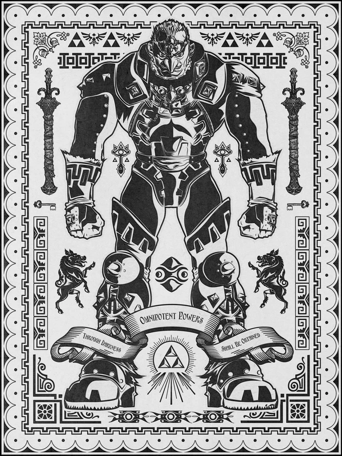 Kraljestvo Hyrule Legend of Zelda in Video Igre, Poster Retro Platno Slikarstvo DIY Stenske Nalepke Umetnosti Doma Bar Plakati Dekor Darilo