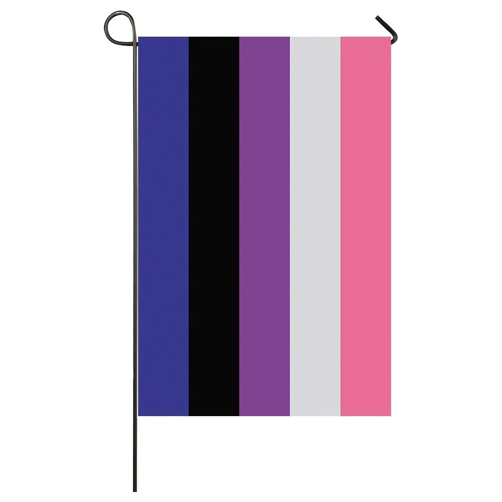 Genderfluid Ponos Zastavo Vrt Zastavo, Hišo, Dvorišče Zastavo Okraski na Prostem Zastavo 12 x 18