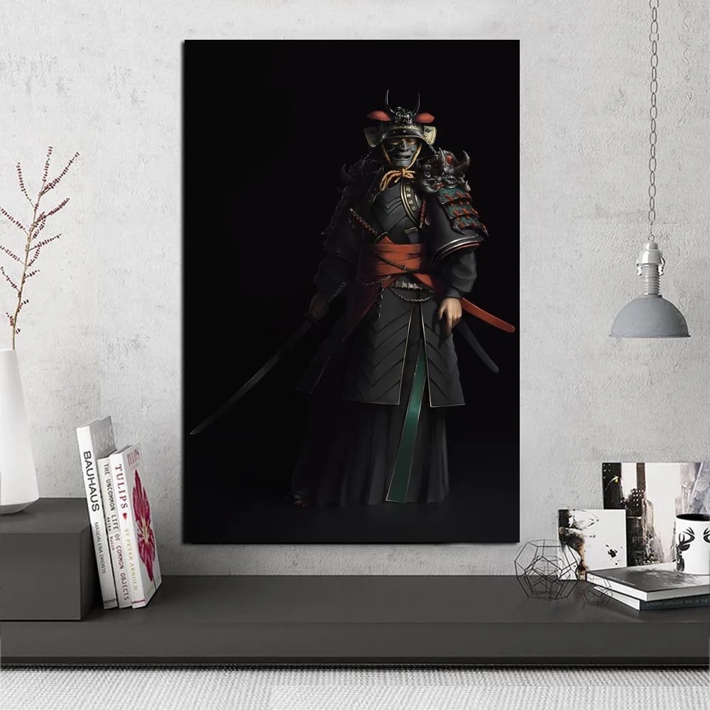 Wall Art Platno Umetnosti Plakatov in Fotografij Dekorativne Platno Slikarstvo Moderne Stenske Slike za dnevno Sobo Tradicionalne Stare Samurai