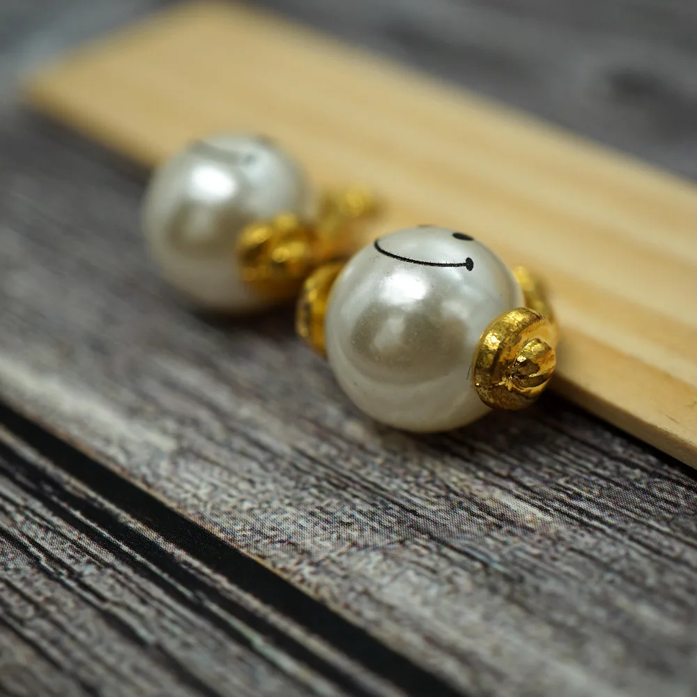 2PCS/lot20x20mm Slušalke smeška čarobne gumbe za izdelavo ogrlica Nakit za ženske 2019 zapestnico , keychain Božič obrti ponudbe