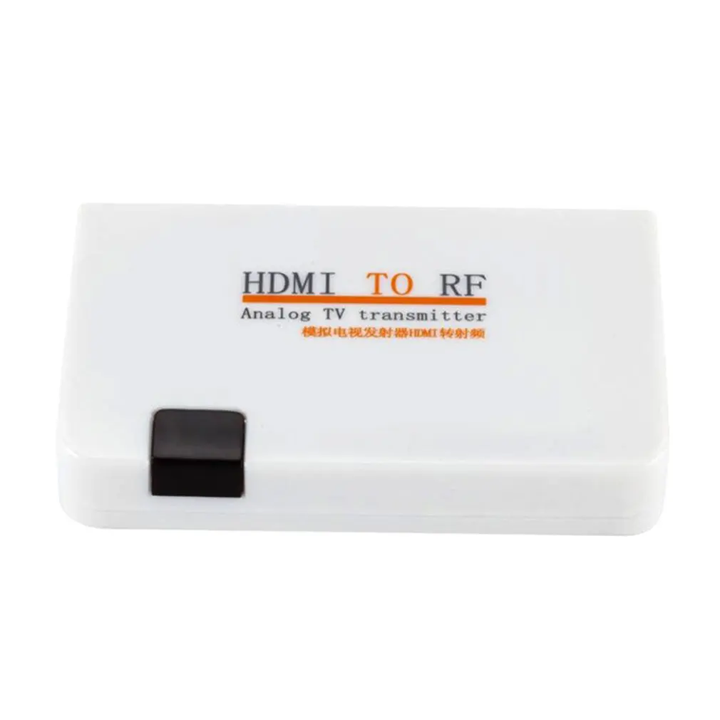 HDMI Za RF Koaksialni Pretvornik AV Adapter Polje w/ Daljinski upravljalnik Analogni Signal TV Oddajnik Polje z Oskrbo Z električno energijo