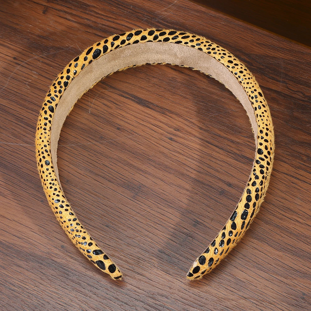 Levao Novo Oblazinjena Leopard Glavo Za Ženske Modni Dodatki Za Lase Hairband Hoop Headdress 2020