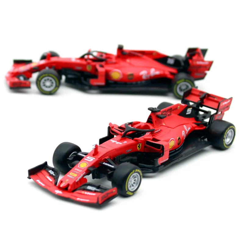 Bburago 1:43 2020 Ferrari F1 SF1000 #5 Sebastian Vettel Zlitine Luksuznih Vozil Diecast Potegnite Nazaj Avtomobile Model Igrača Zbirka Darilo
