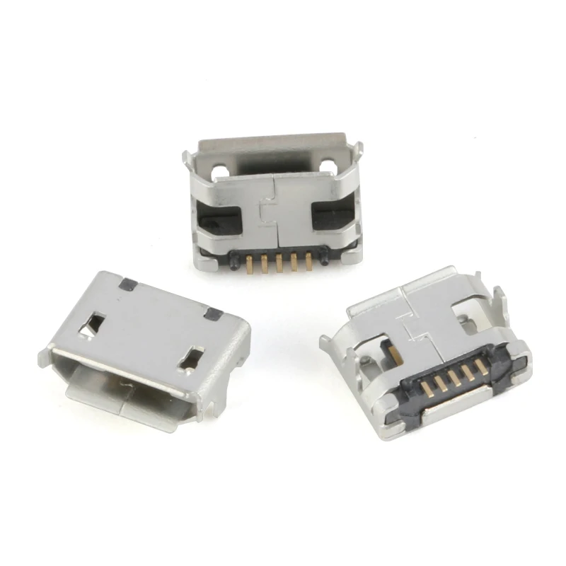 60pcs/veliko 5 Pin SMT Vtičnice Priključek Mikro USB Tip B Female Umestitev 12 Modeli SMD DIP Vtičnice Priključek
