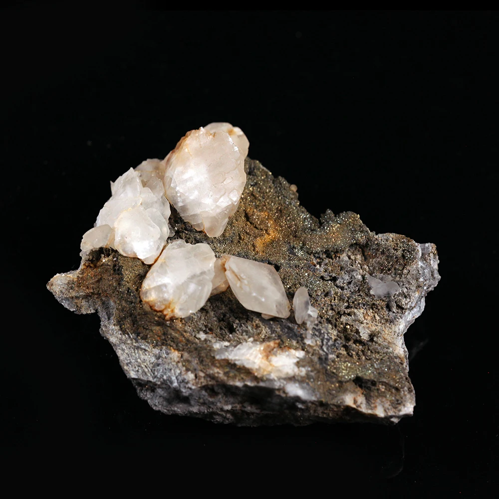 150 g Naravnega Kalcita Pyrite Mineralni kristali osebkov obliki daye PROVINCE HUBEI KITAJSKA A1-4